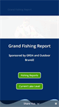 Mobile Screenshot of grandfishingreport.com